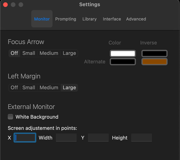 Removing Focus Arrow